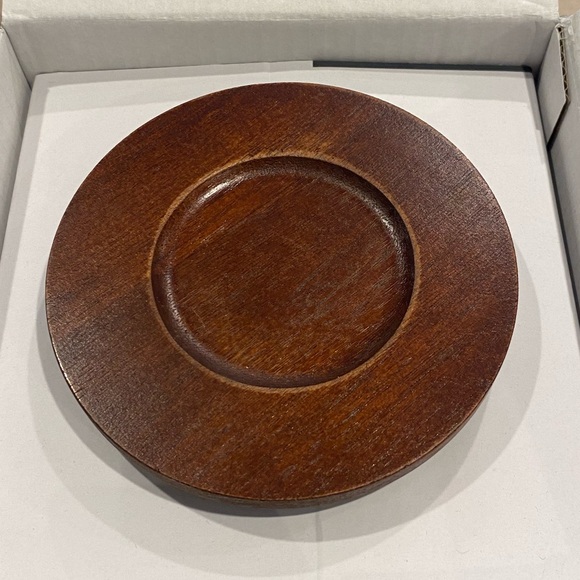 Brand new never used Servapetit 6pc storage set glass w/wood lid. Set of three. - Picture 5 of 5